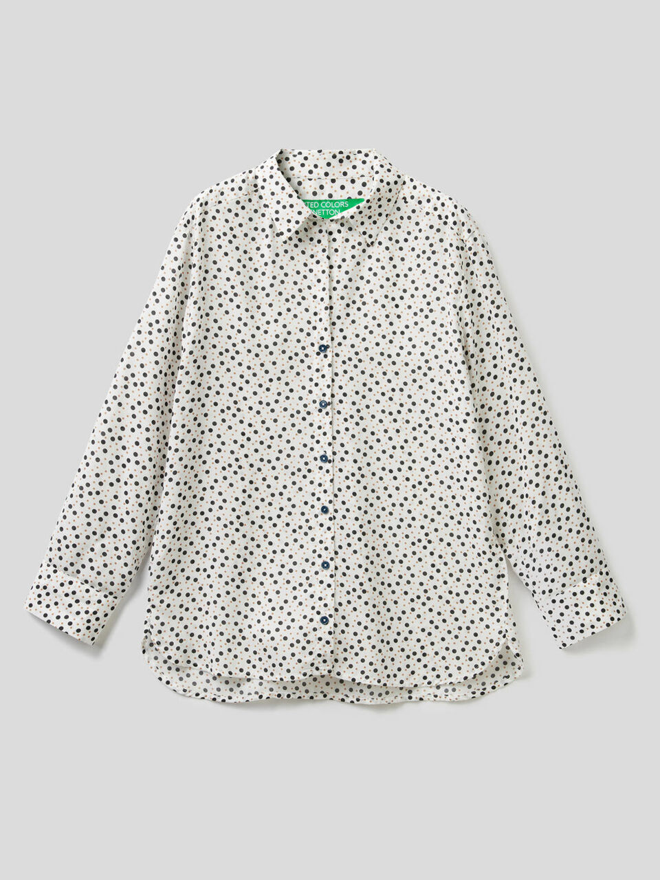 Flowy pattern print shirt image number 1