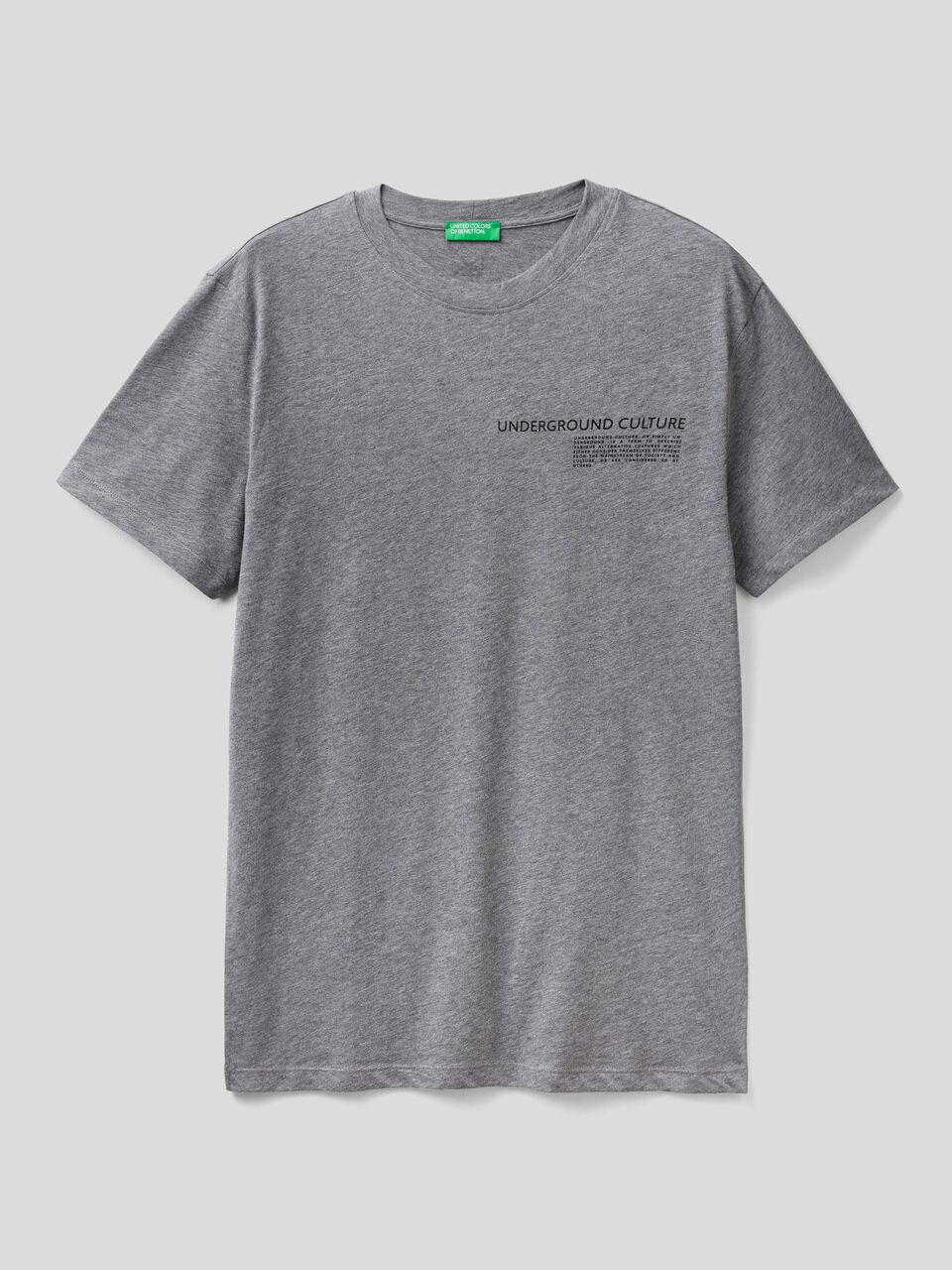 100% long fiber cotton t-shirt image number 1