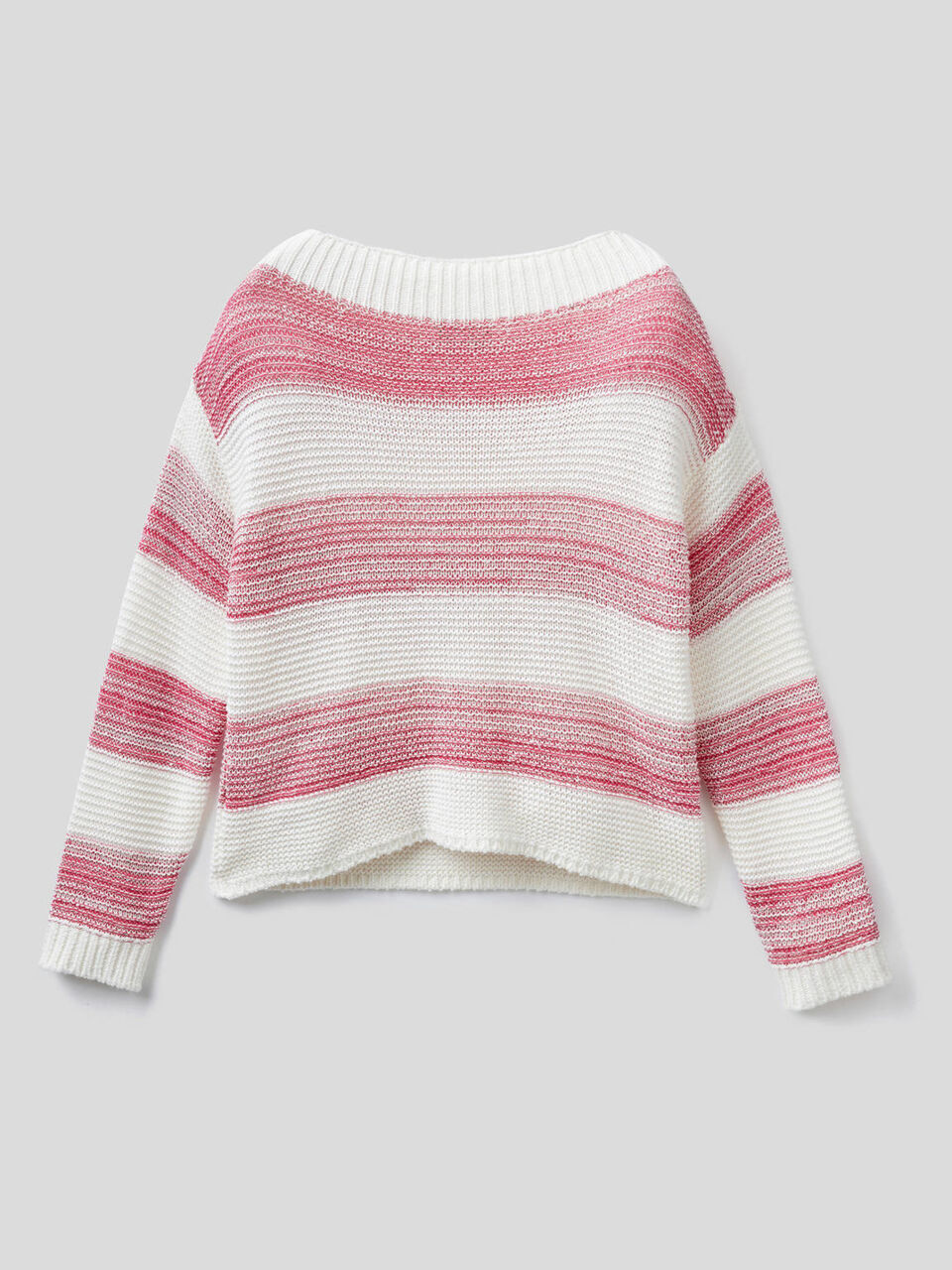 Striped sweater with sequins image number 1