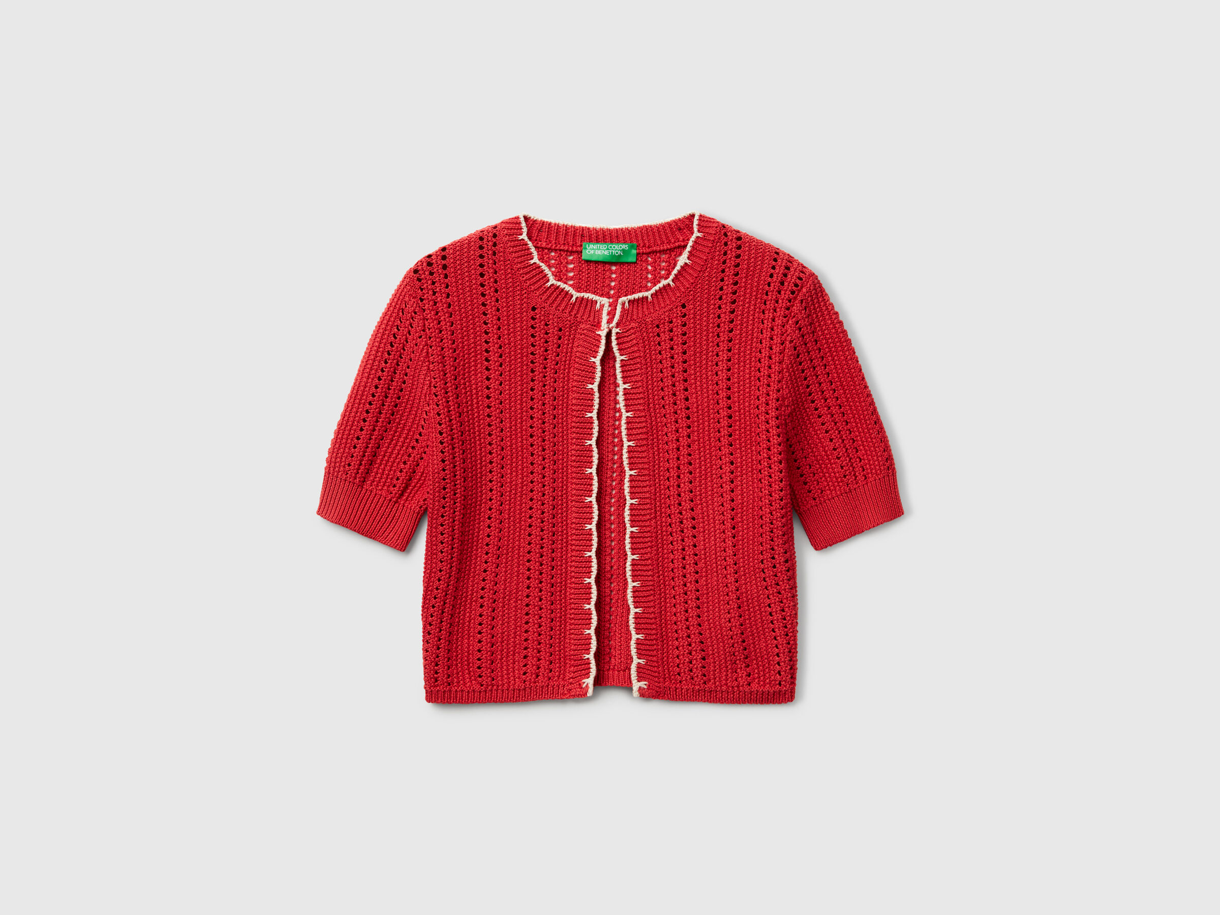 BUTTONED SWEATER H/S Women image number 3