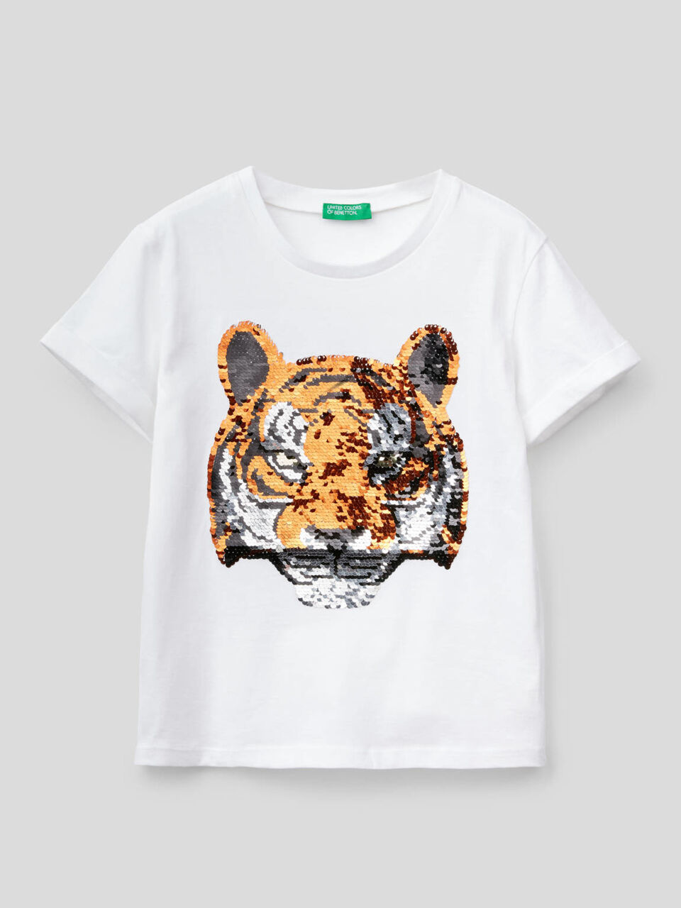 T-shirt with sequins image number 1