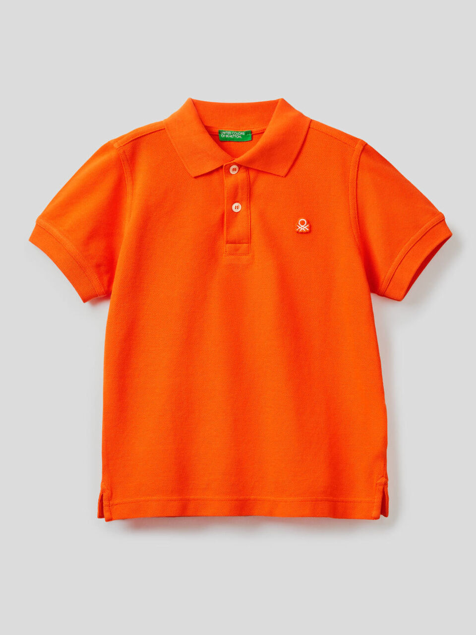 Polo in pure cotton pique image number 1