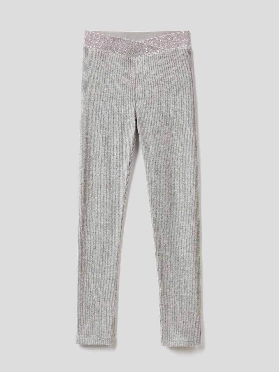 Leggings with lurex waist image number 1