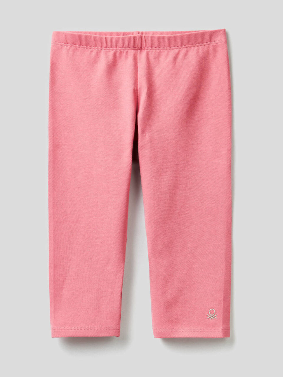 3/4 leggings in stretch cotton image number 1