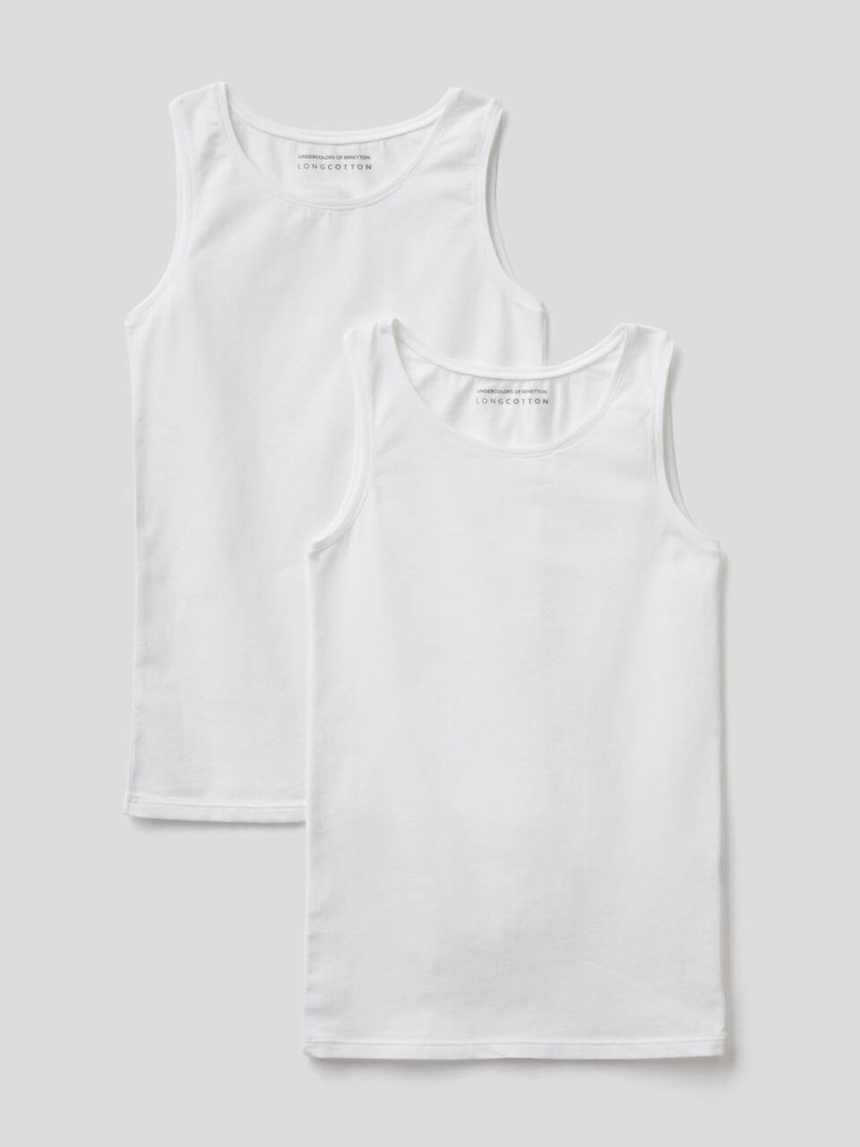 Set of two white camisoles image number 1