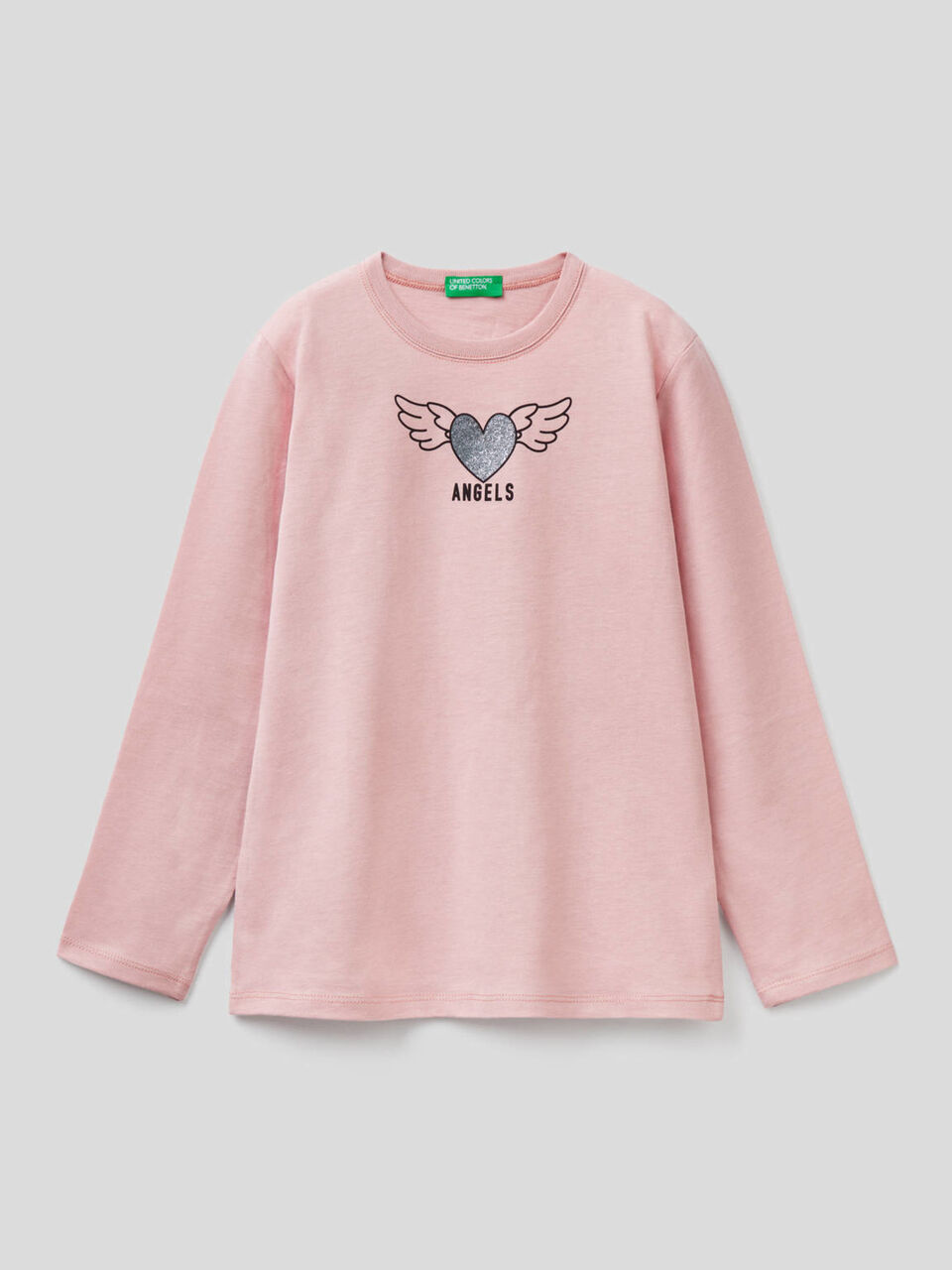 Long sleeve 100% organic cotton t-shirt image number 1