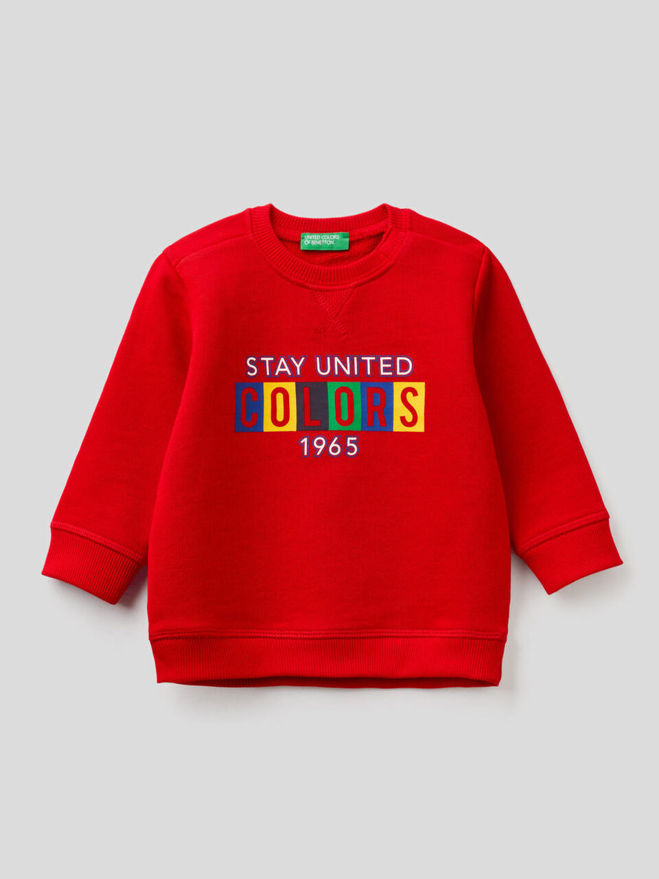 Organic cotton sweatshirt with print image number 1