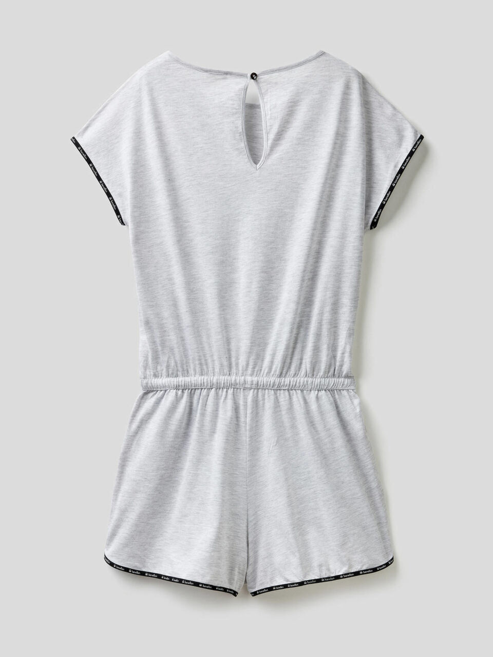 Short jumpsuit with logo image number 2