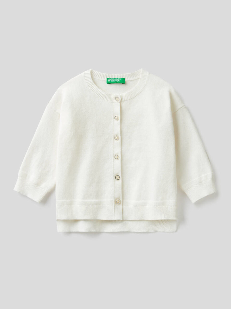 Cardigan with glittery buttons image number 1