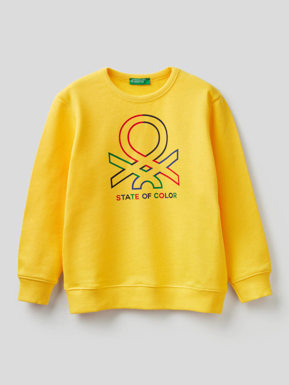 Pure cotton sweatshirt with logo image number 1