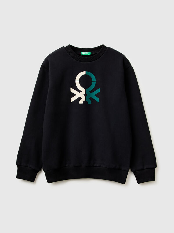 Warm hoodie with logo Junior Boy