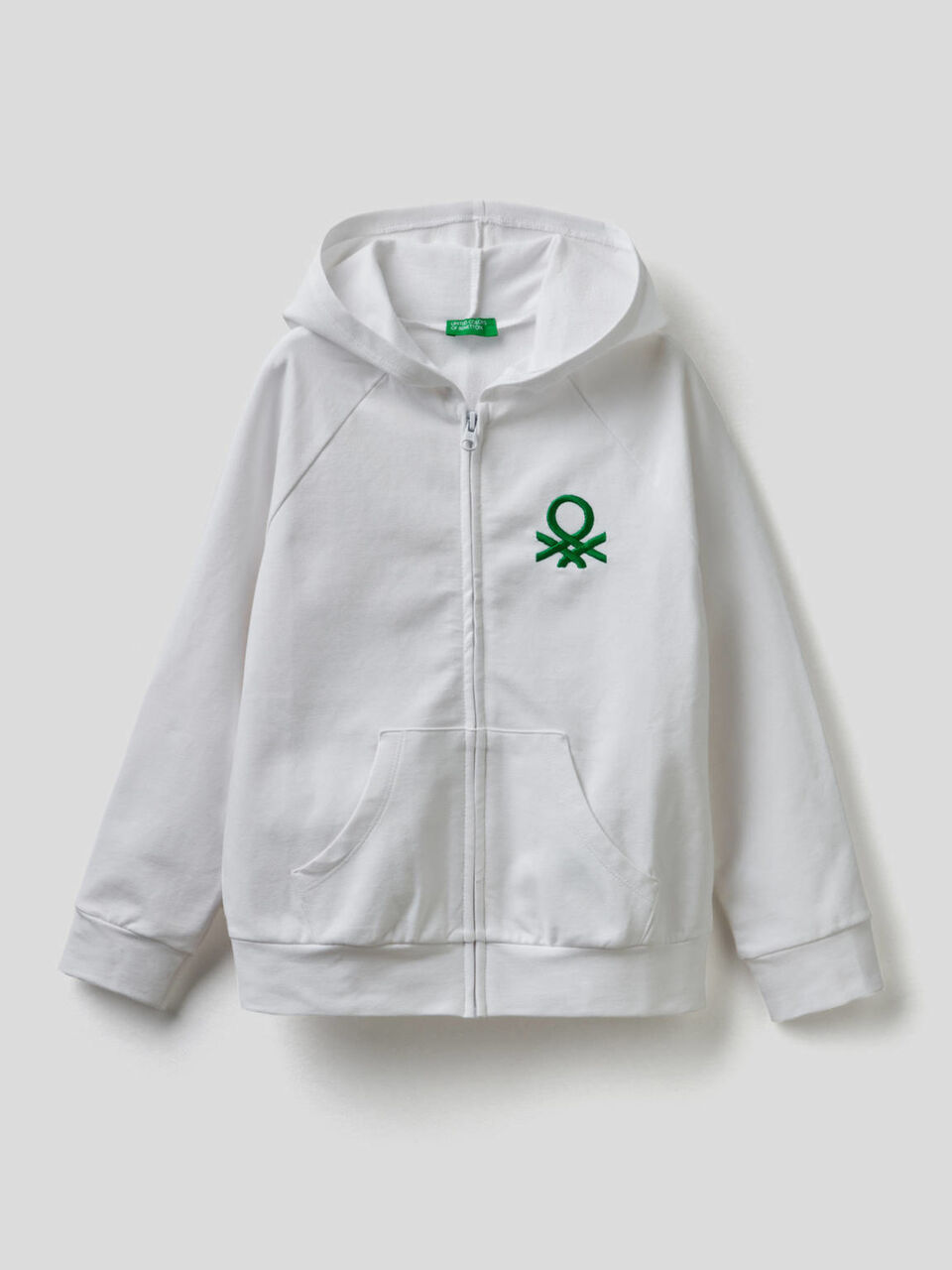 Hoodie with logo embroidery image number 1