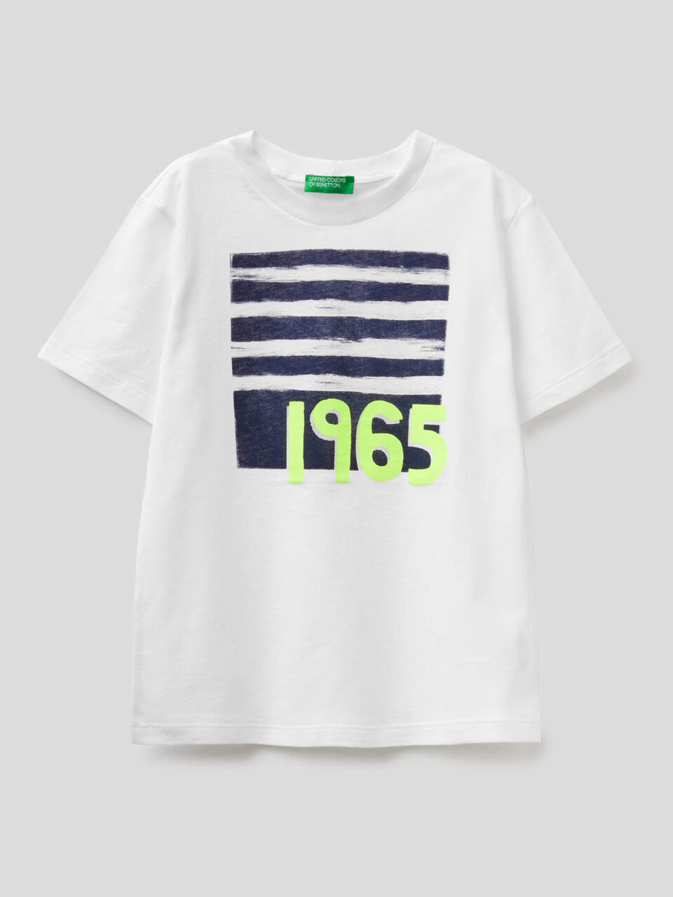 Pure cotton t-shirt with print image number 1