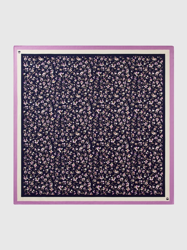 Patterned foulard in fabric Women