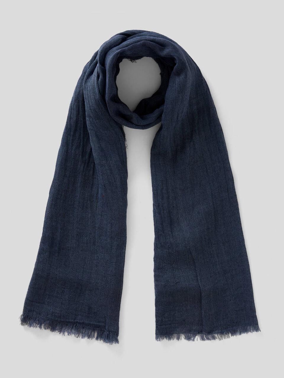 Linen blend scarf image number 1