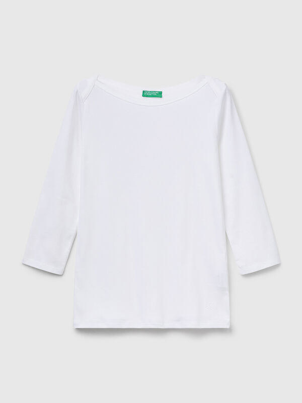 T-shirt with boat neck T-shirt with boat neck Women