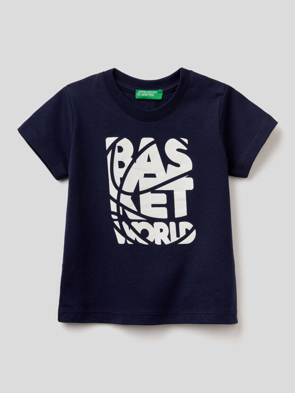 Printed t-shirt in organic cotton image number 1
