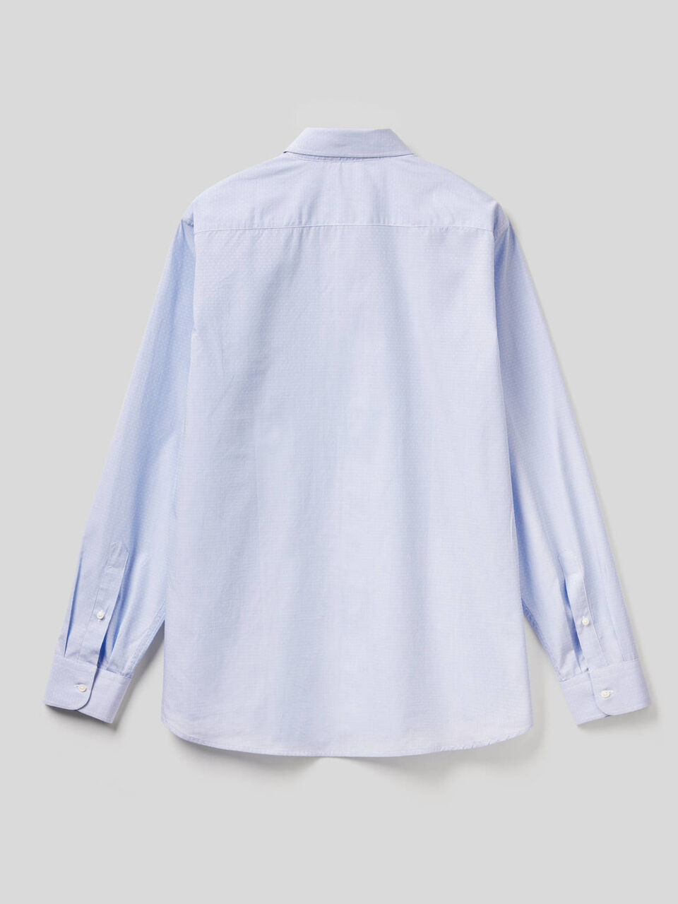 Slim fit shirt in print cotton image number 2