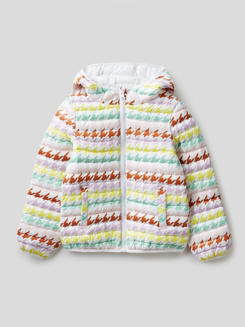 Jacket with zipper and hood image number 1