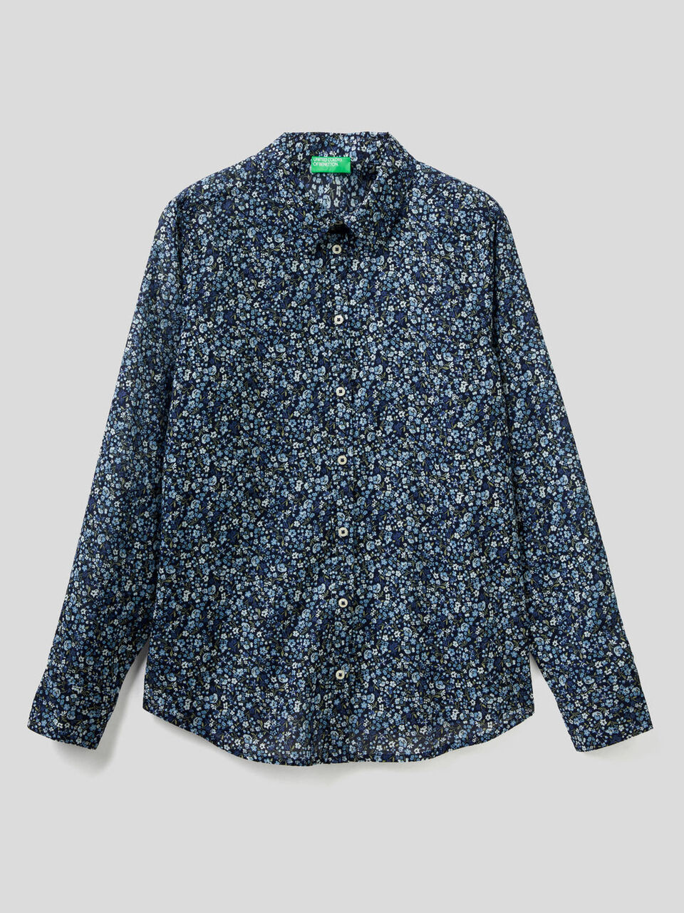 Shirt with allover pattern image number 1
