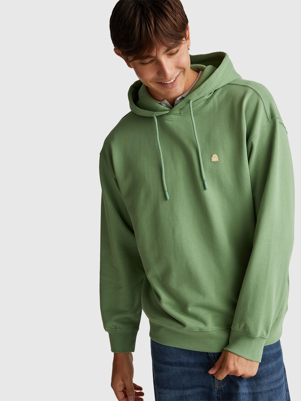 SWEATER W/HOOD Men image number null