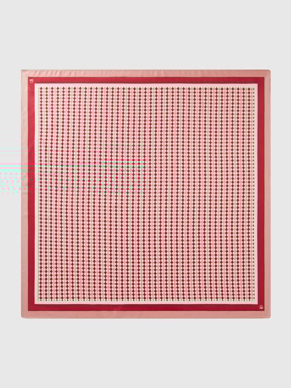 Patterned foulard in fabric Women