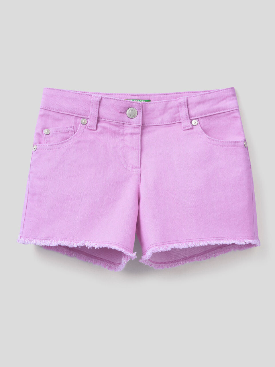 Shorts in stretch cotton blend image number 1