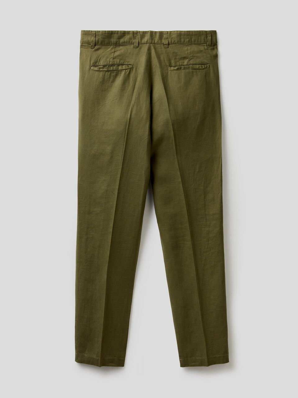 Chinos in pure linen image number 2