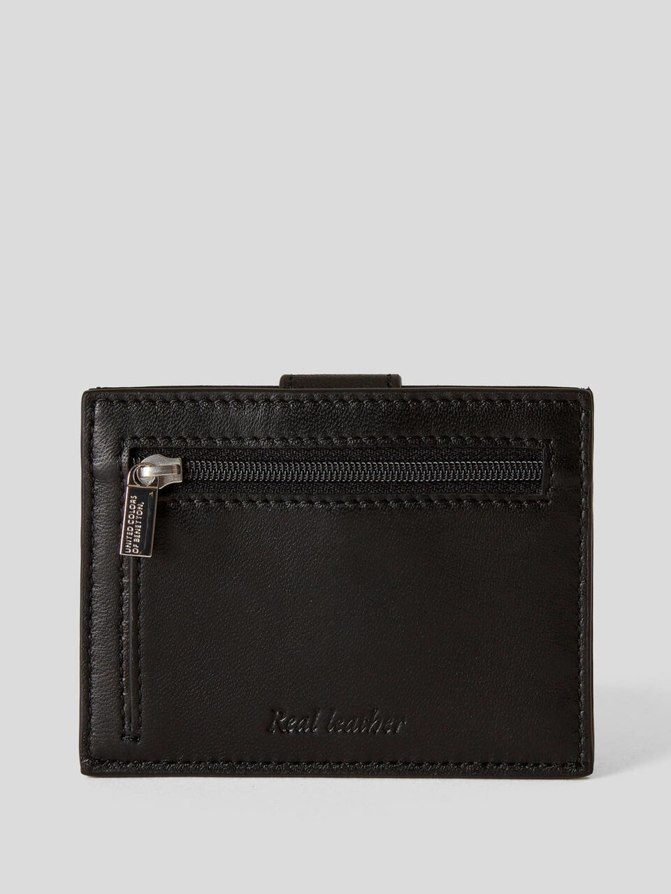 Compact genuine leather wallet image number 2