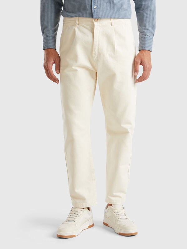 Carrot fit trousers Men