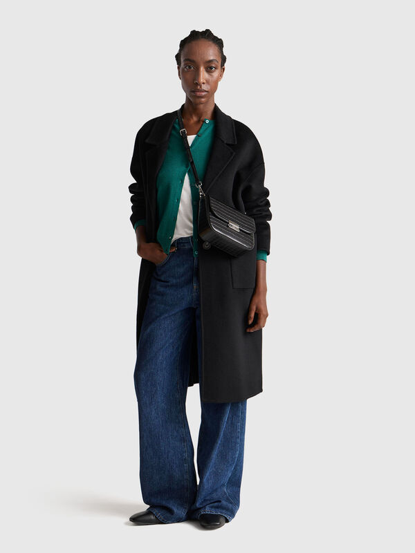 Midi coat in wool blend Women