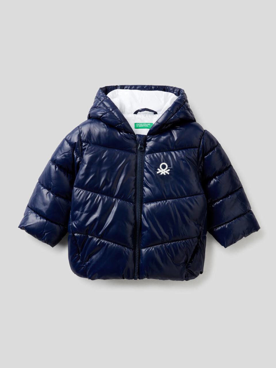 Padded jacket in recycled wadding image number 1