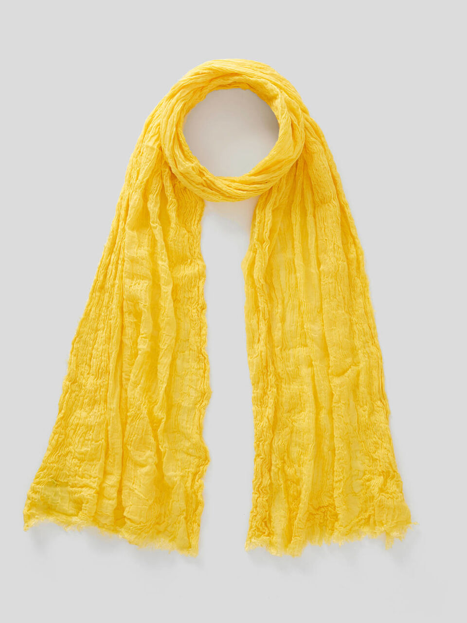 Crumpled look scarf image number 1