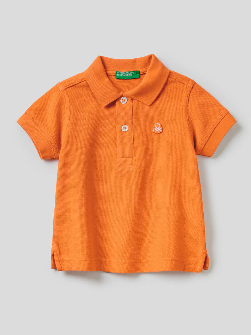 Polo in pure cotton pique image number 1