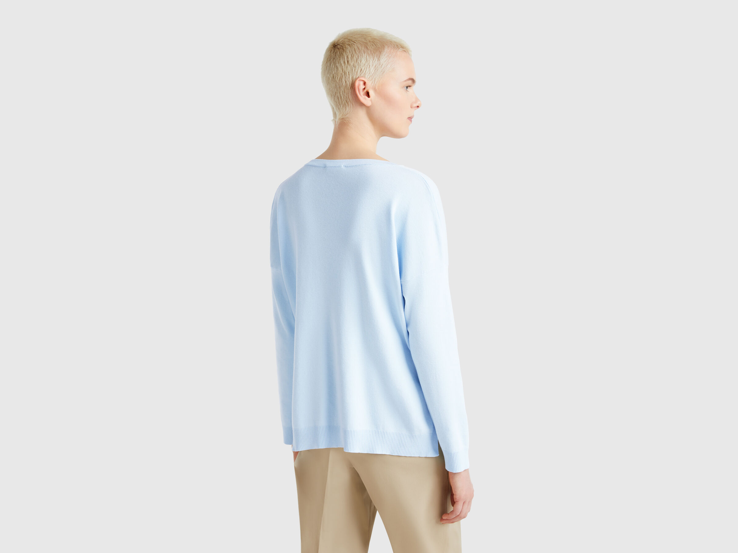 BOAT-NECK SWEAT.L/S Women image number 1