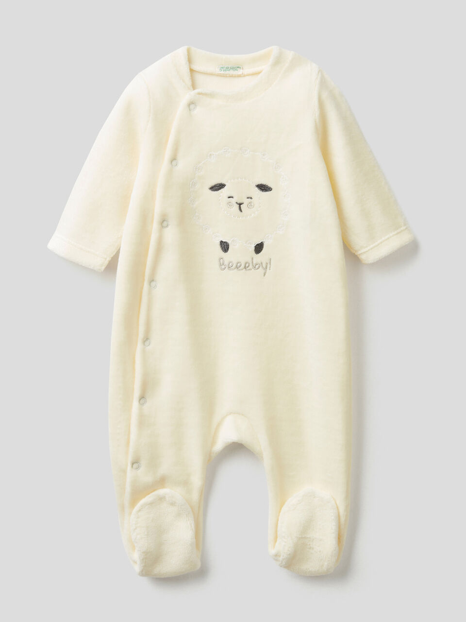 Onesie in cotton blend chenille image number 1