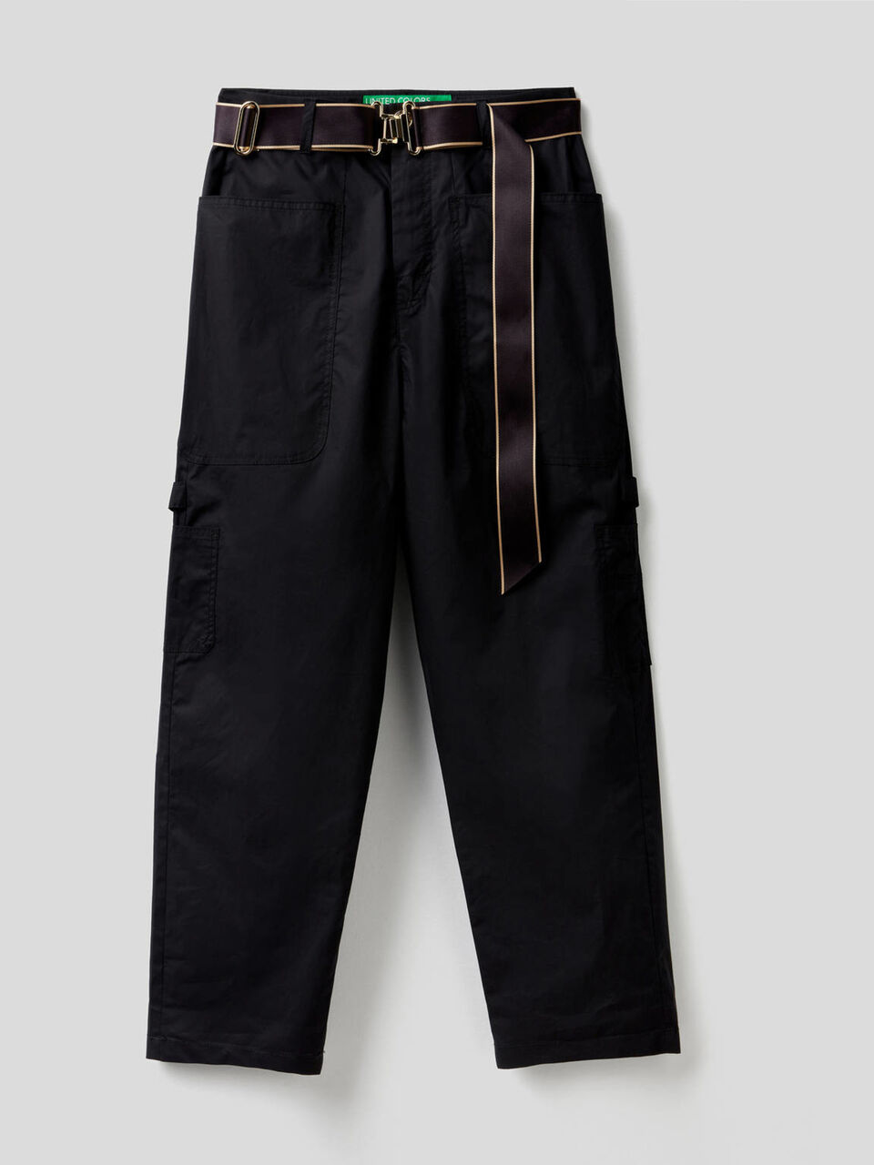 Cargo pants with belt image number 1