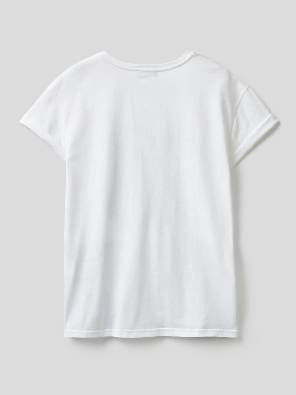 100% cotton t-shirt with maxi print image number 2
