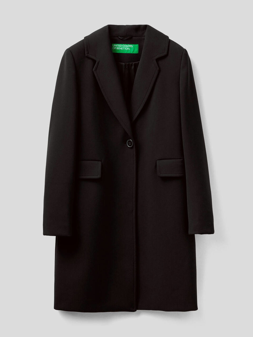 Coat with lapel collar image number 1