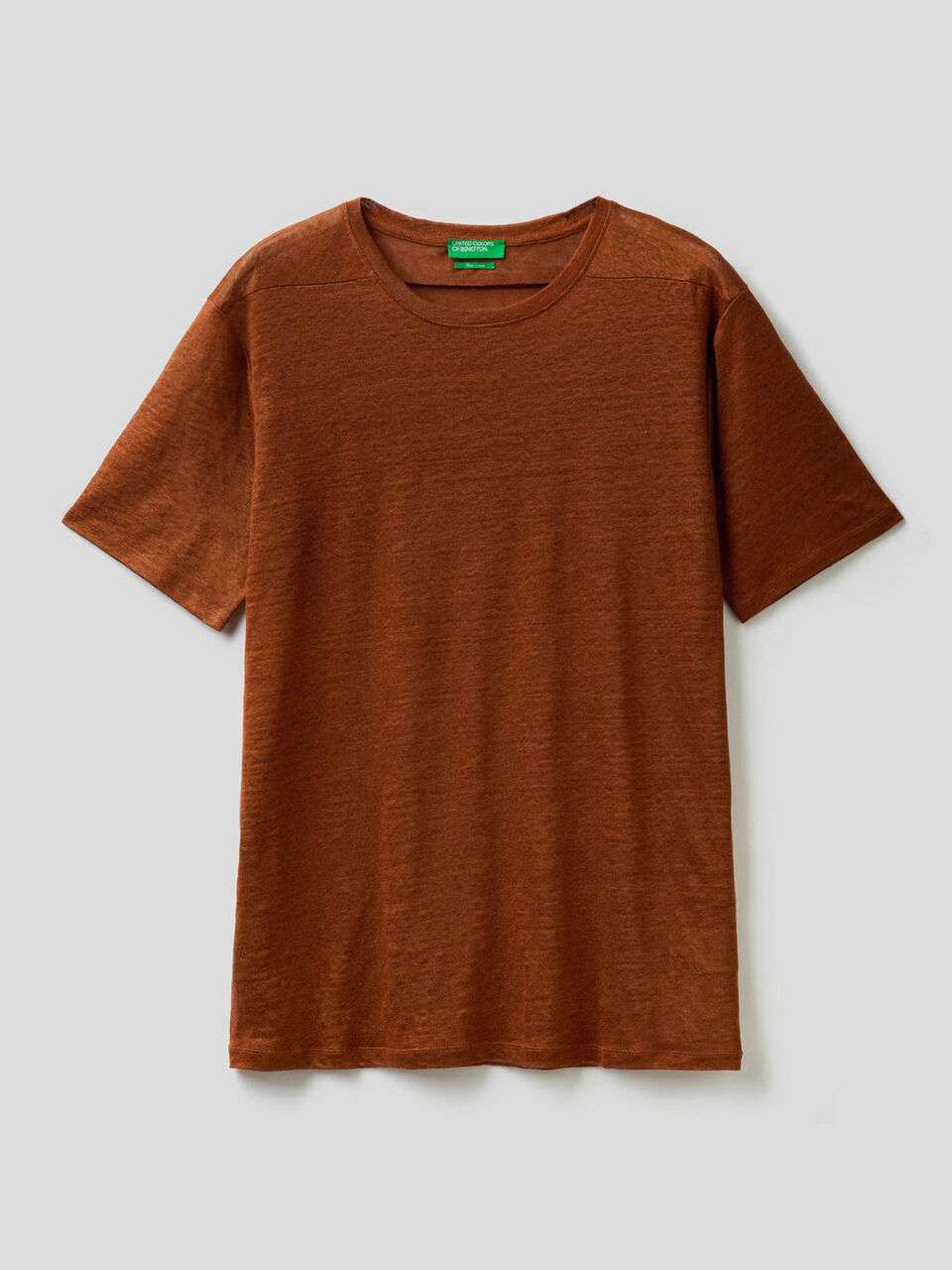 T-shirt in pure linen image number 1