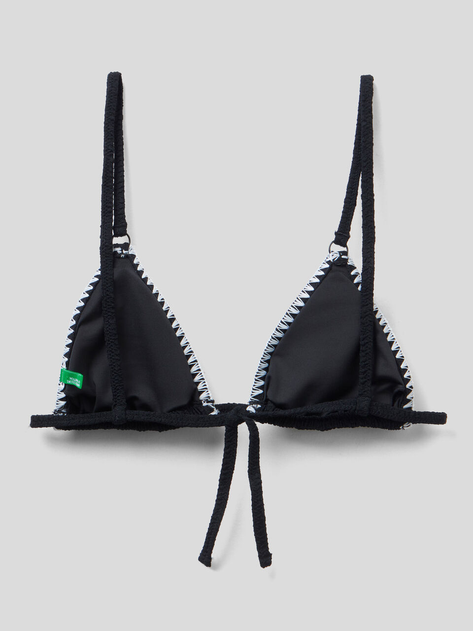 Bikini top with clashing embroidery image number 2