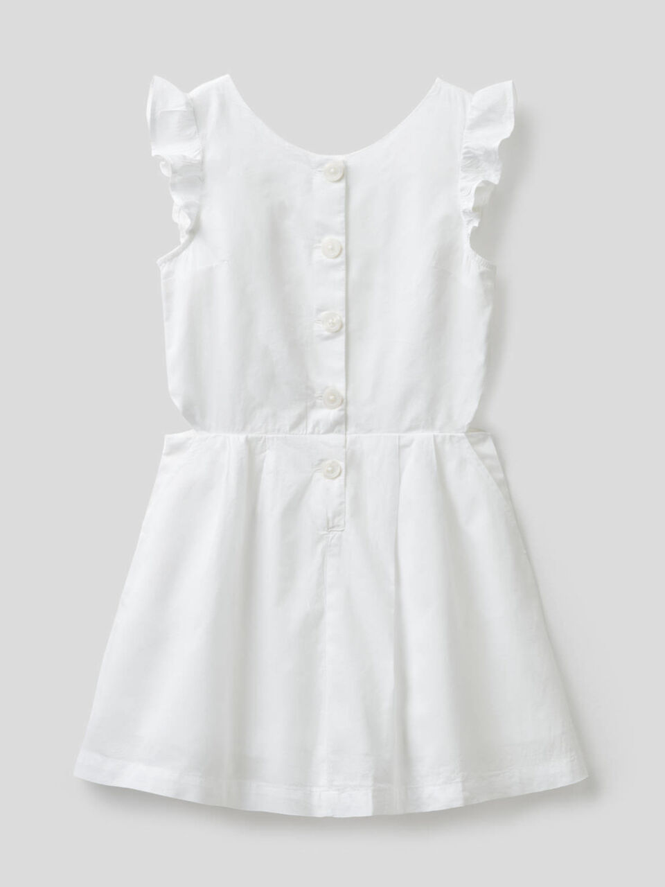 100% cotton flared dress image number 1