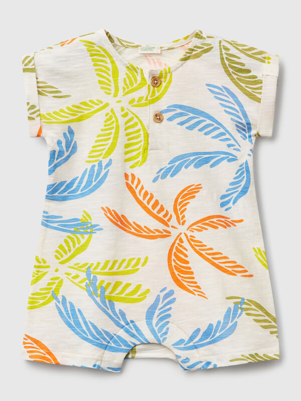 Onesie with tropical print New Born (0-18 months)