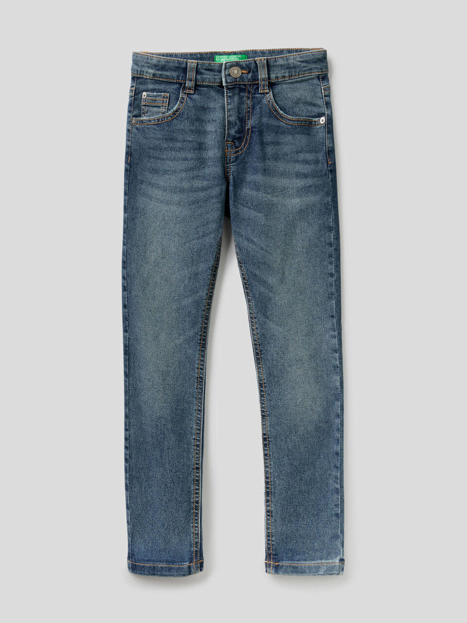 Five pocket skinny fit jeans image number 1