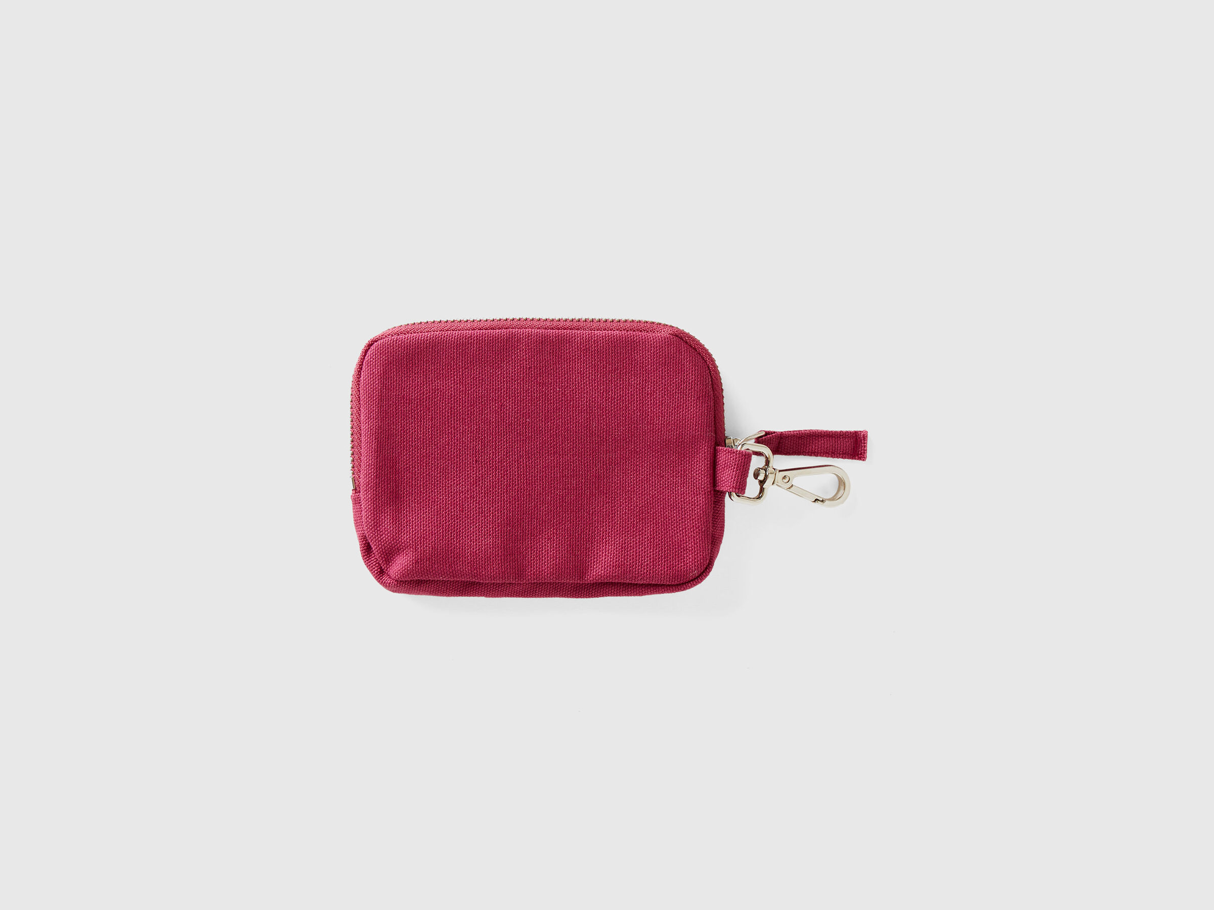 Burgundy keychain and coin purse image number 1