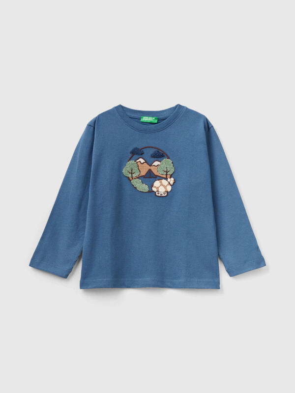 Regular fit t-shirt with embroidery Junior Boy