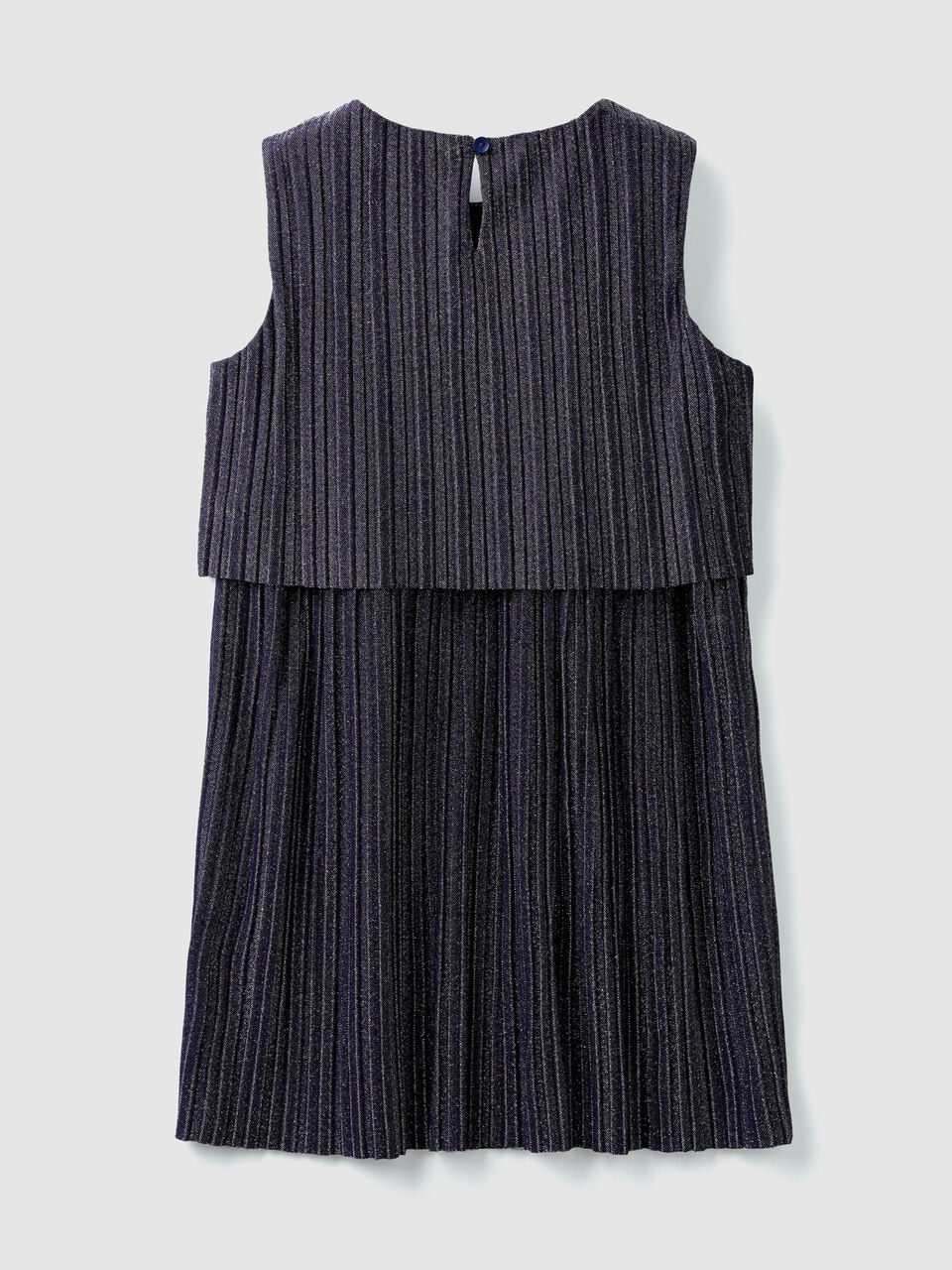 Pleated dress with lurex image number 2