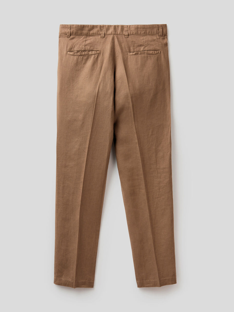 Chinos in pure linen image number 2