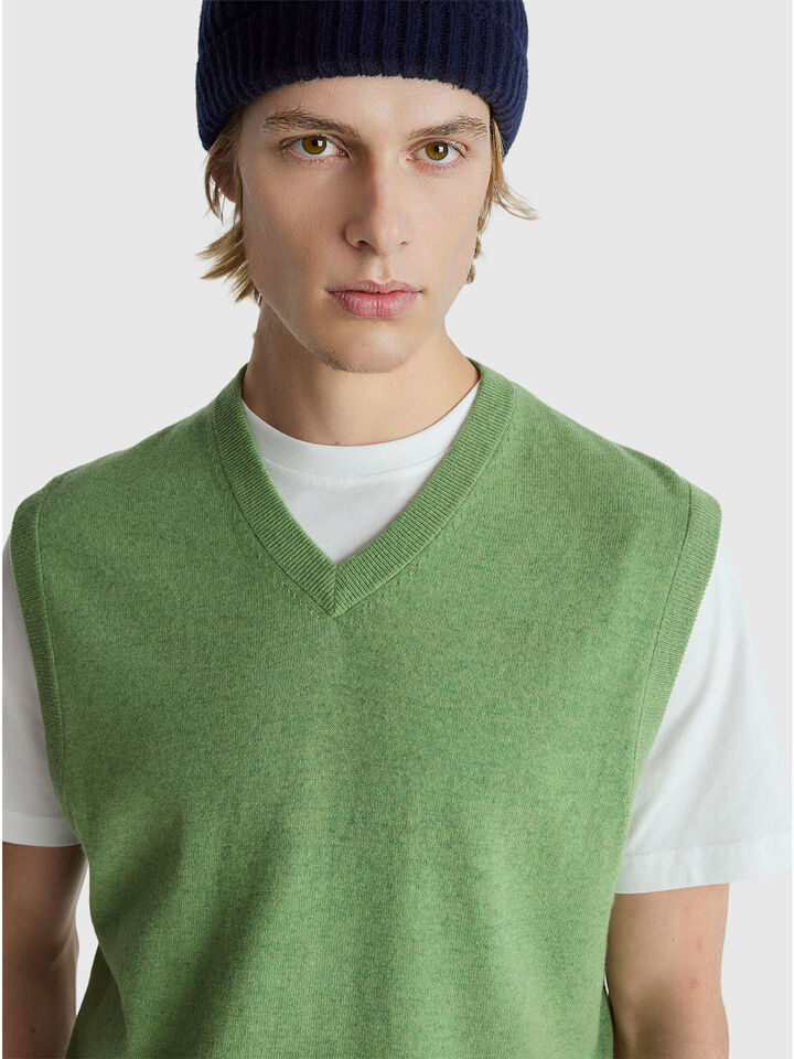 S/L V NECK SWEATER Men