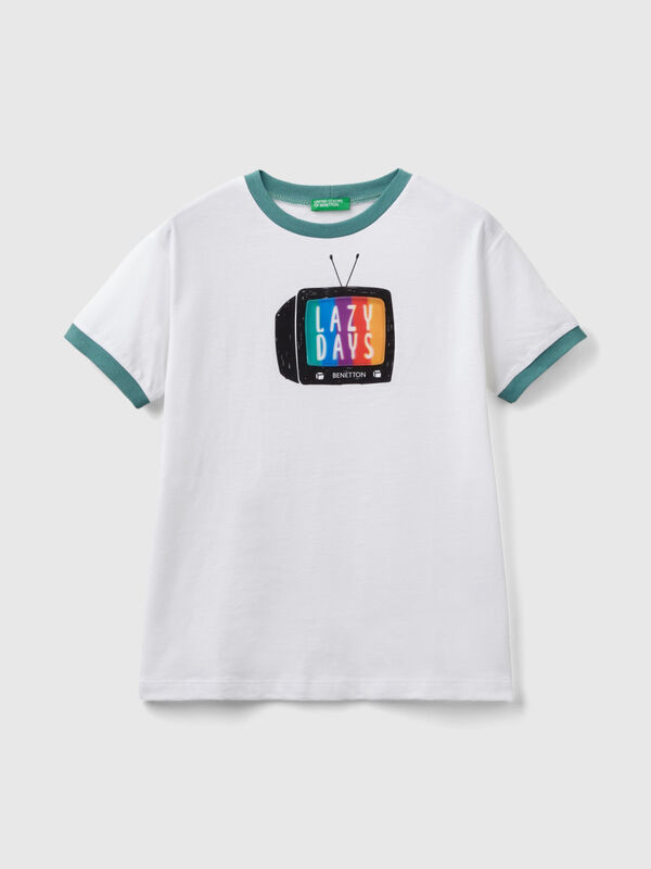 T-shirt with television print Junior Boy